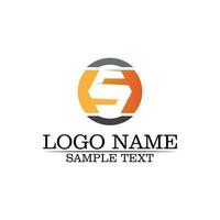 conception de vecteur de conception de logo entreprise lettre s entreprise