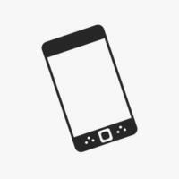 téléphone intelligent plat icône, vecteur illustration