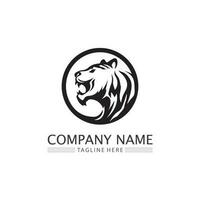 tigre logo et mascotte design animal vector illustration