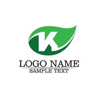 k lettre k logo design et vecteur