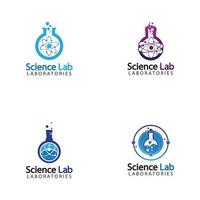 logo du laboratoire scientifique vecteur