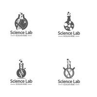 logo de laboratoire et vecteur de symbole