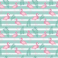 illustration vectorielle mignon motif flamant rose vecteur