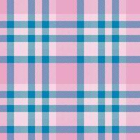 vérifier tartan sans couture de modèle Contexte plaid avec une en tissu textile vecteur texture.