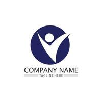 logo de personnes, équipe, succès, travail de personnes, groupe et communauté, vecteur de logo d'entreprise et d'entreprise et soins de conception, icône de la famille logo de réussite