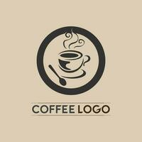 modèle de logo de tasse à café vecteur