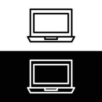 portable icône. ordinateur symbole moderne, simple, vecteur, icône pour site Internet conception, mobile application, ui vecteur