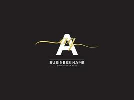 Signature aaq logo icône, Créatif aaq luxe logo icône vecteur art