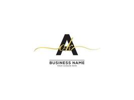 monogramme Signature d'accord affaires logo lettre vecteur art