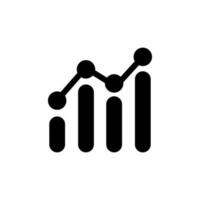 investissement, graphique statistiques, commerce signe vecteur