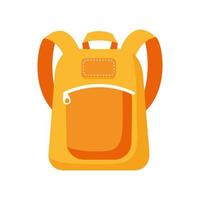 icône de style plat équipement sac d & # 39; école vecteur