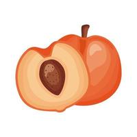 icône de style détaillé de fruits délicieux frais