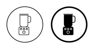 icône de vecteur de mélangeur de café