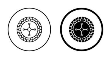 icône de vecteur de roulette