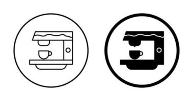 icône de vecteur de machine à café