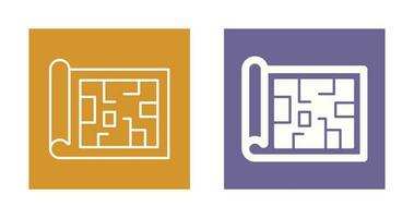 icône de vecteur de plan directeur