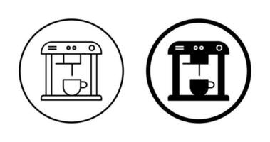 icône de vecteur de machine à café unique