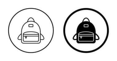 icône de vecteur de sac pack