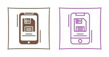 icône de vecteur de fichier de sauvegarde