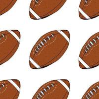 illustration vectorielle de football rugby balle vecteur