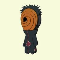 personnage illustration dans Naruto anime vecteur