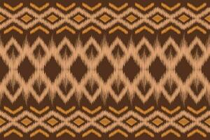 ethnique ikat en tissu modèle géométrique style.africain ikat broderie ethnique Oriental modèle motif marron Contexte. abstrait,vecteur,illustration.texture,vêtements,scraf,décoration,tapis,soie. vecteur