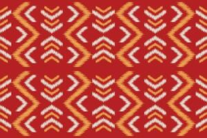 ethnique ikat en tissu modèle géométrique style.africain ikat broderie ethnique Oriental modèle motifs rouge Contexte. abstrait,vecteur,illustration.texture,vêtements,scraf,décoration,tapis,soie. vecteur