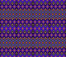 broderie Indien aztèque en tissu modèle dans violet vecteur