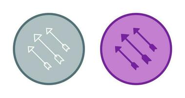 icône de vecteur de flèches uniques