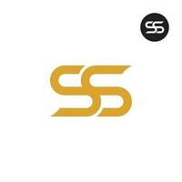 lettre ss monogramme logo conception vecteur
