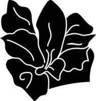 illustration de fleur dans noir et blanc couleur. vecteur