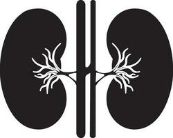 poumons icône à l'intérieur Humain corps dans noir. vecteur