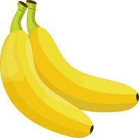 illustration de deux Frais banane. vecteur