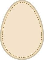 illustration de Pâques œuf. vecteur