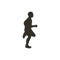 vecteur coureur, silhouette homme fonctionnement