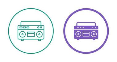 icône de vecteur de lecteur de cassette