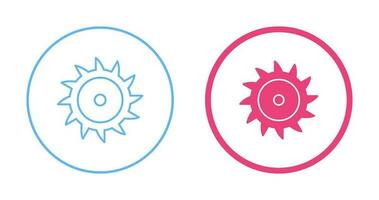 icône de vecteur de lame de scie