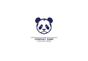 ours ou Panda logo vecteur icône, sauvage animal, emblème, bruyant et grisonnant, blanc arrière-plan, ours marché, Stock échange, vecteur illustration