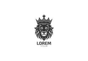 Lion tête vecteur. Lion Roi abstrait logo, impérial Lion tête luxe logo vecteur