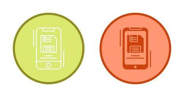 icône de vecteur de fichier de sauvegarde