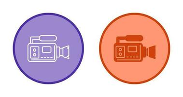 icône de vecteur de caméra vidéo