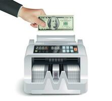 dollar compte machine composition vecteur