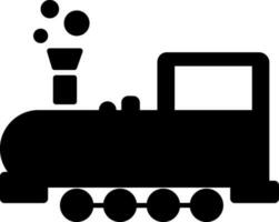 signe ou symbole de vapeur train moteur. vecteur