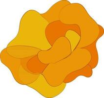 illustration le plus stylé coloré fleur dans plat style. vecteur