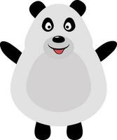 dessin animé personnage de Panda. vecteur