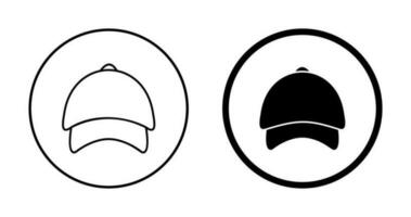 icône de vecteur de casquette