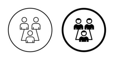 icône de vecteur d'utilisateurs connectés