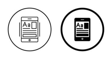 icône de vecteur d'application d'éducation