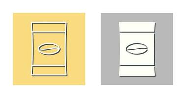 icône de vecteur de paquets de café