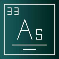 arsenic vecteur icône conception